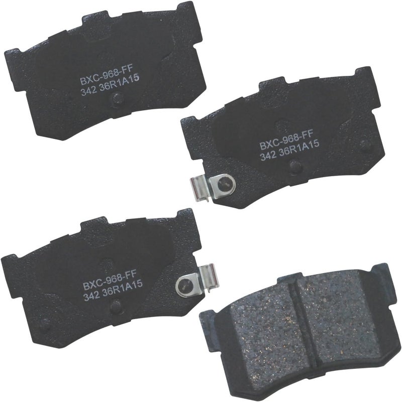 Bendix Premium SBC342 Ceramic Rear Brake Pads for Acura Legend 1988-1986 - Image 1